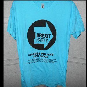 Collectible Official Brexit cotton graphic tee unisex sz S